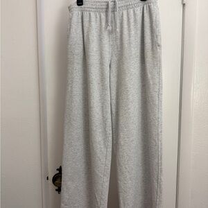 Skims Fleece Straight Leg Pants